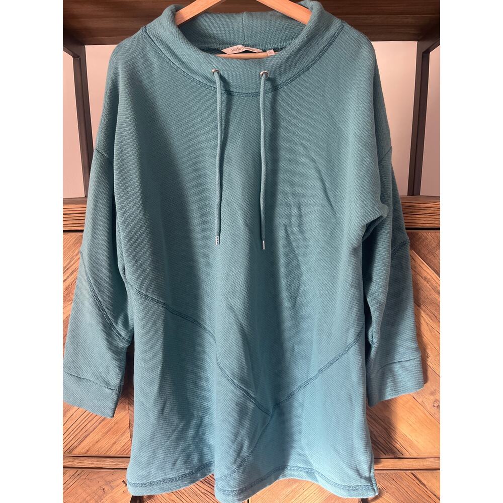 Soft Surroundings Long Sleeve Danica Tunic Top Large